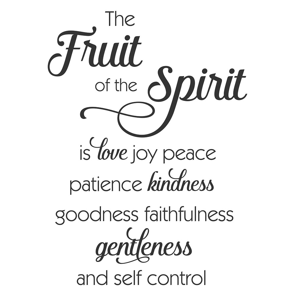 The Fruit of the Spirit Vinyl Wall Decal 6017