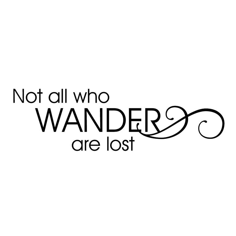 Wander Vinyl Wall Decal 6019