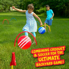 combining croquet and soccer for the ultimate backyard game