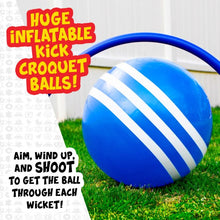 huge inflatable kick croquet balls