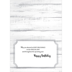 Boxed Cards Rustic Birthday Blessings 658-00798-000