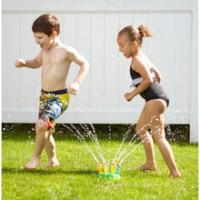 sprinkler and children