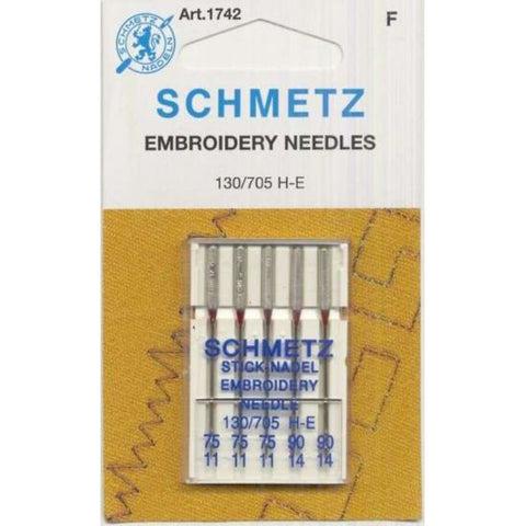 Embroidery machine needles
