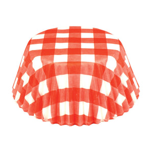 Red Gingham Bake Cup Set 6919