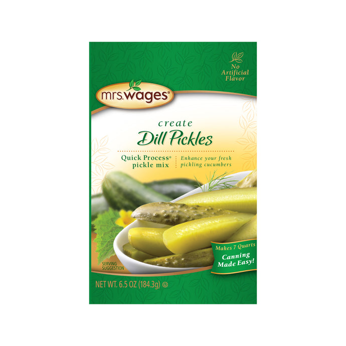 Pack of Mrs. Wages dill pickle mix.