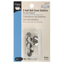 Half ball cover buttons