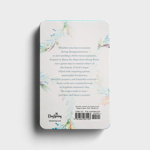 Prayers to Share for Hope - 100 Pass-Along Notes Back Cover