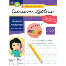 Carson Dellosa Cursive Letters activity book cover