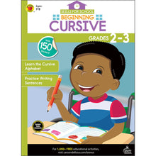 Carson Dellosa Beginning Cursive activity book cover