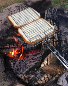 Rome Campfire Toaster in use