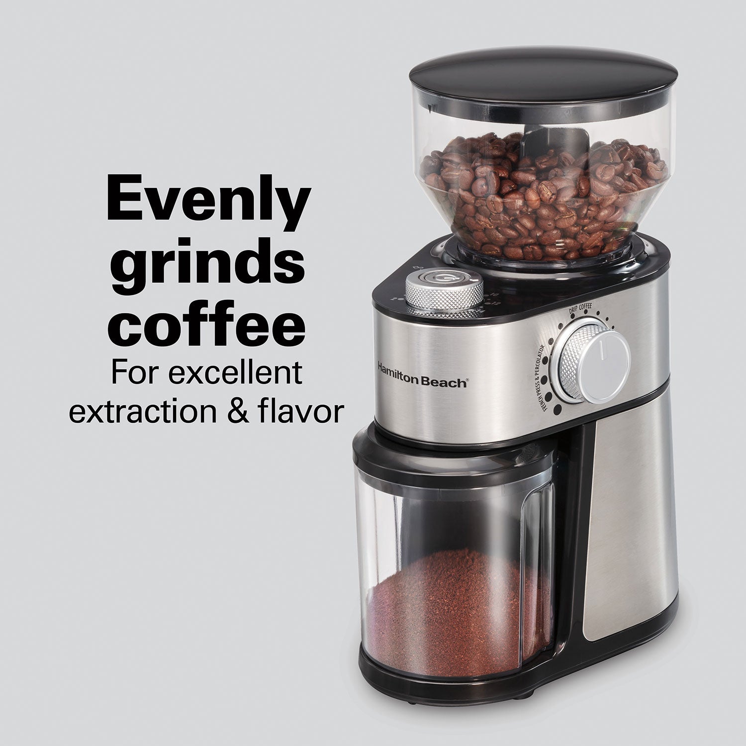 Coffee Grinders, Gourmia GCG185 Electric Burr Coffee Grinder