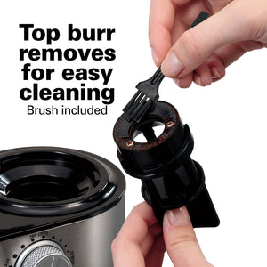 Top Burr Removes for Easy Cleaning
