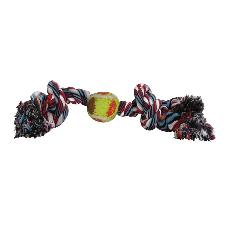 Rope and Tennis Ball Dog Toy 03885