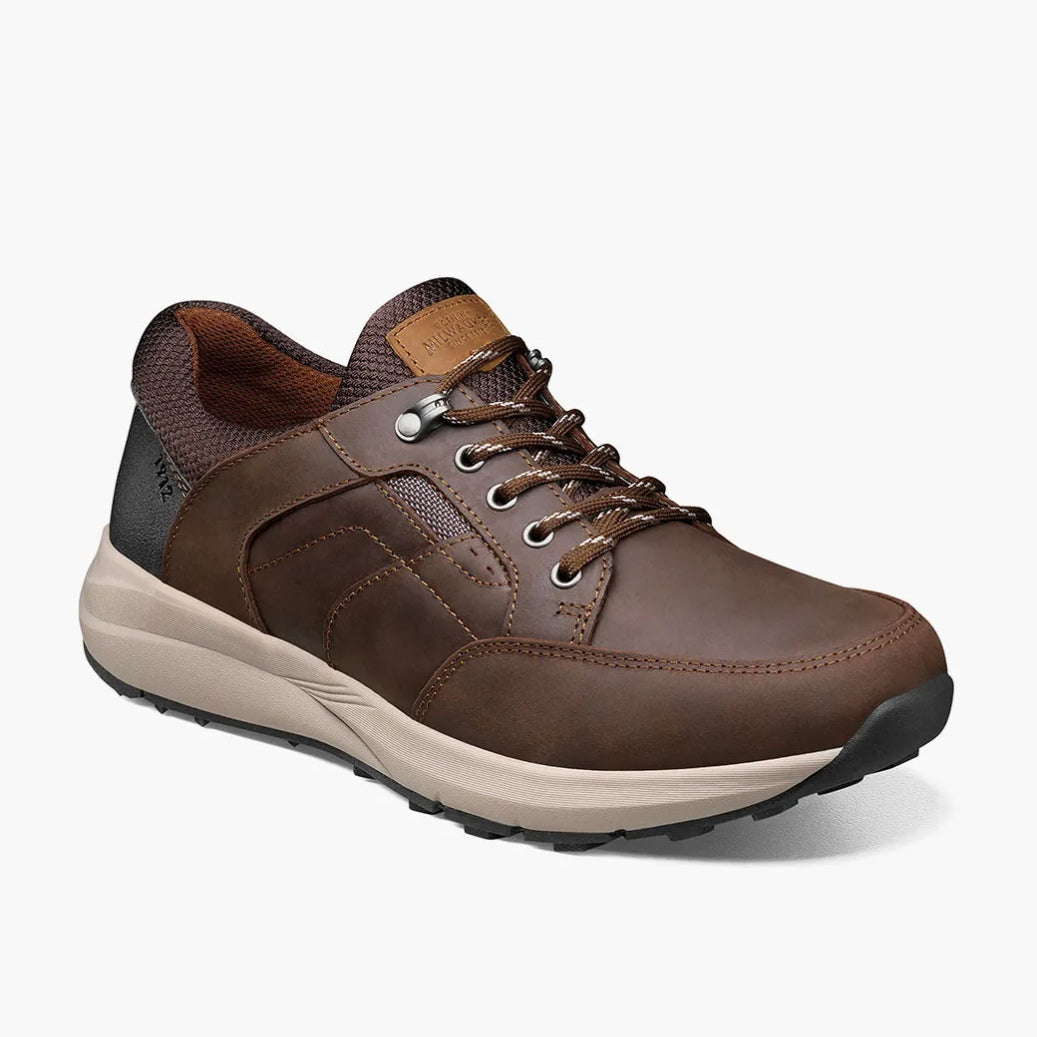 Nunn Bush men's Excursion moc toe oxford shoe in brown