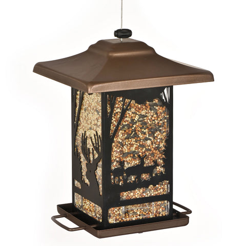 Buck and Doe Lantern Feeder