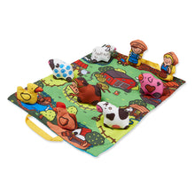take along farm play mat with animals