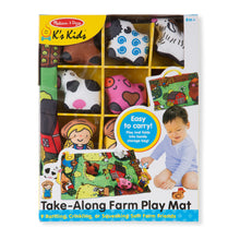 take along farm play mat in package