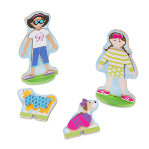 magnetic dress up dolls and pets