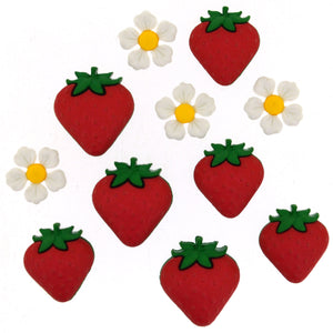 Strawberry buttons