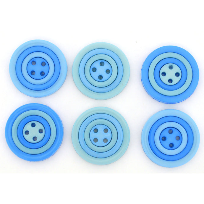 Dress It Up Buttons Circles Ocean 9458