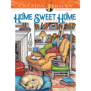Dover Creative Haven Home Sweet Home Coloring Book