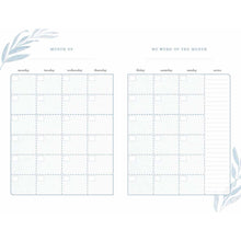 Dwelling Well A Monthly Journal to Nourish Your Home, Body, and Soul Inside Sample of Calendar