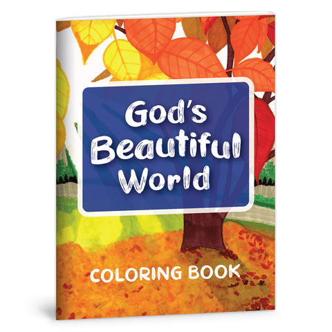 God's Beautiful World Coloring Book 9780878133383 cover