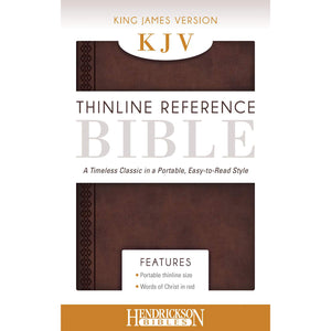 Chestnut Brown KJV Thinline Reference Bible 9781619705661