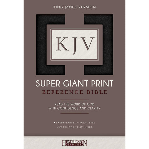KJV Super Giant Print Reference Bible
