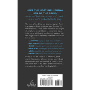 The 100 Most Influential Men of the Bible Back Cover