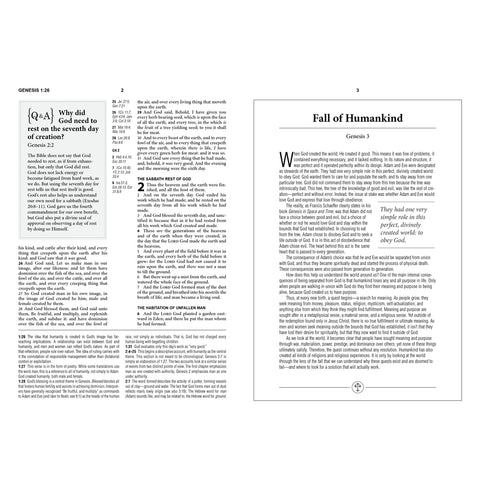 The KJV Cross Reference Study Bible (Turquoise Floral) Inside Sample