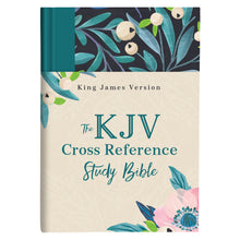 The KJV Cross Reference Study Bible (Turquoise Floral) Front Cover