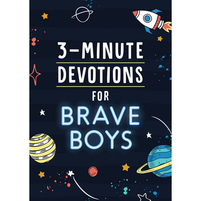 3-Minute Devotions for Brave Boys Front Cover