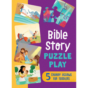 Bible Story Puzzle Play 5 Chunky Jigsaws for Toddlers