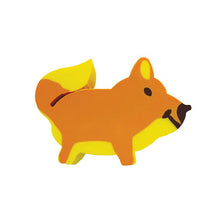 Cutie Creatures 10 Piece Topper Eraser Set fox