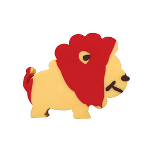 Cutie Creatures 10 Piece Topper Eraser Set lion