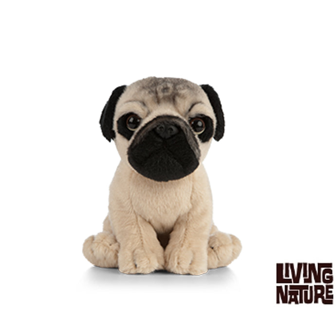 Living Nature Pug Puppy Plush Toy AN439