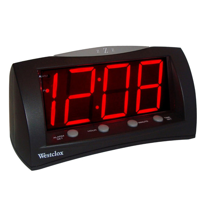 Westclox LED Large Display Alarm Clock