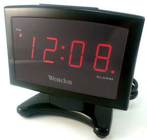 Westclox LED Alarm Clock Large Display