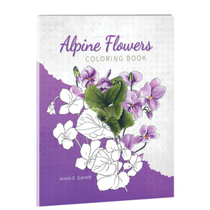 Alpine Flowers Coloring Book by Annie E. Garrett 9781947319592