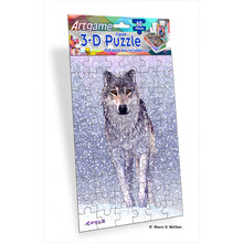 Snow Wolf 3D Artgame 60 Piece Puzzle MINI/WOLF