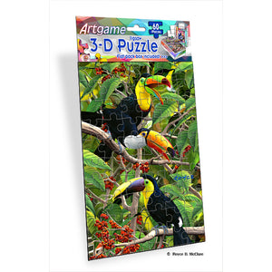 Toucan 3D Artgame 60 Piece Puzzle MINI/TOUCAN