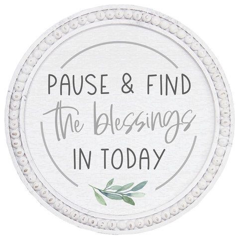 Pause & Find Sign BAO1120