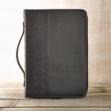 Guidance Black Faux Leather Bible Cover BBM495