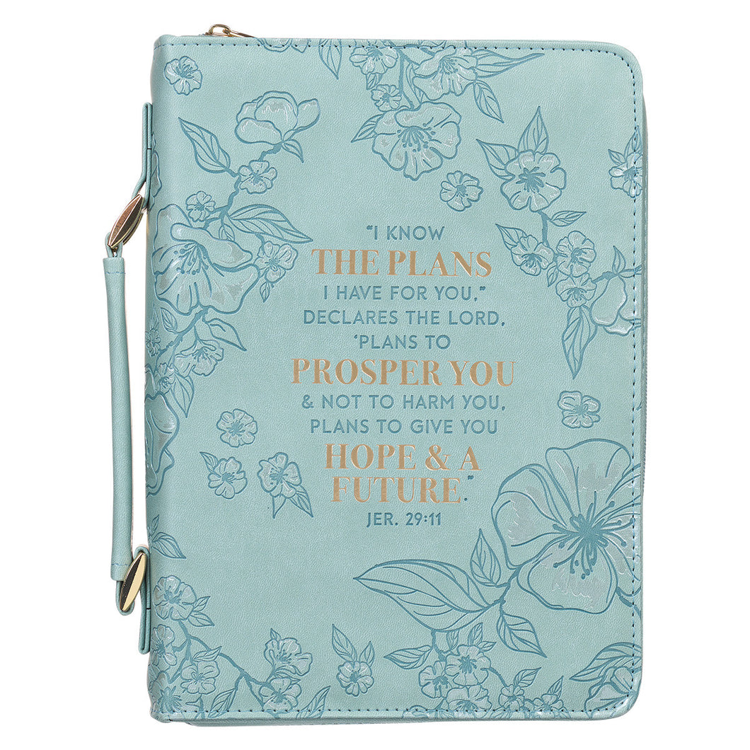 I Know The Plans Teal Bible Cover BBM710