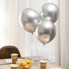 Silver Metallic Shine Balloons BL848