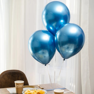 Blue Metallic Shine Balloons BL850