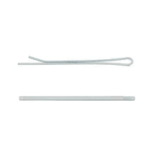 White Flat Bobby Pins