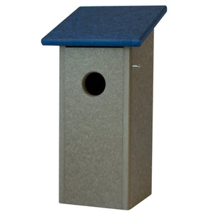 Classic bluebird birdhouse.