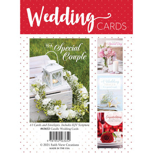 Candle Wedding Boxed Cards 63652